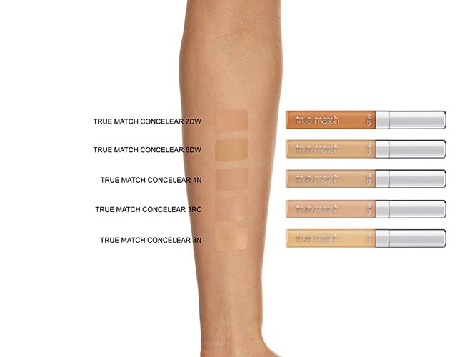 concealer true match perfect concealer medium skin arm swatch